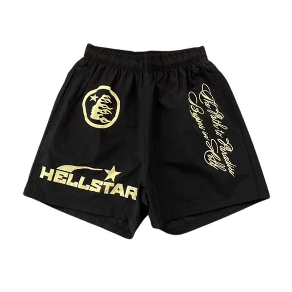 Yellow Hellstar Shorts